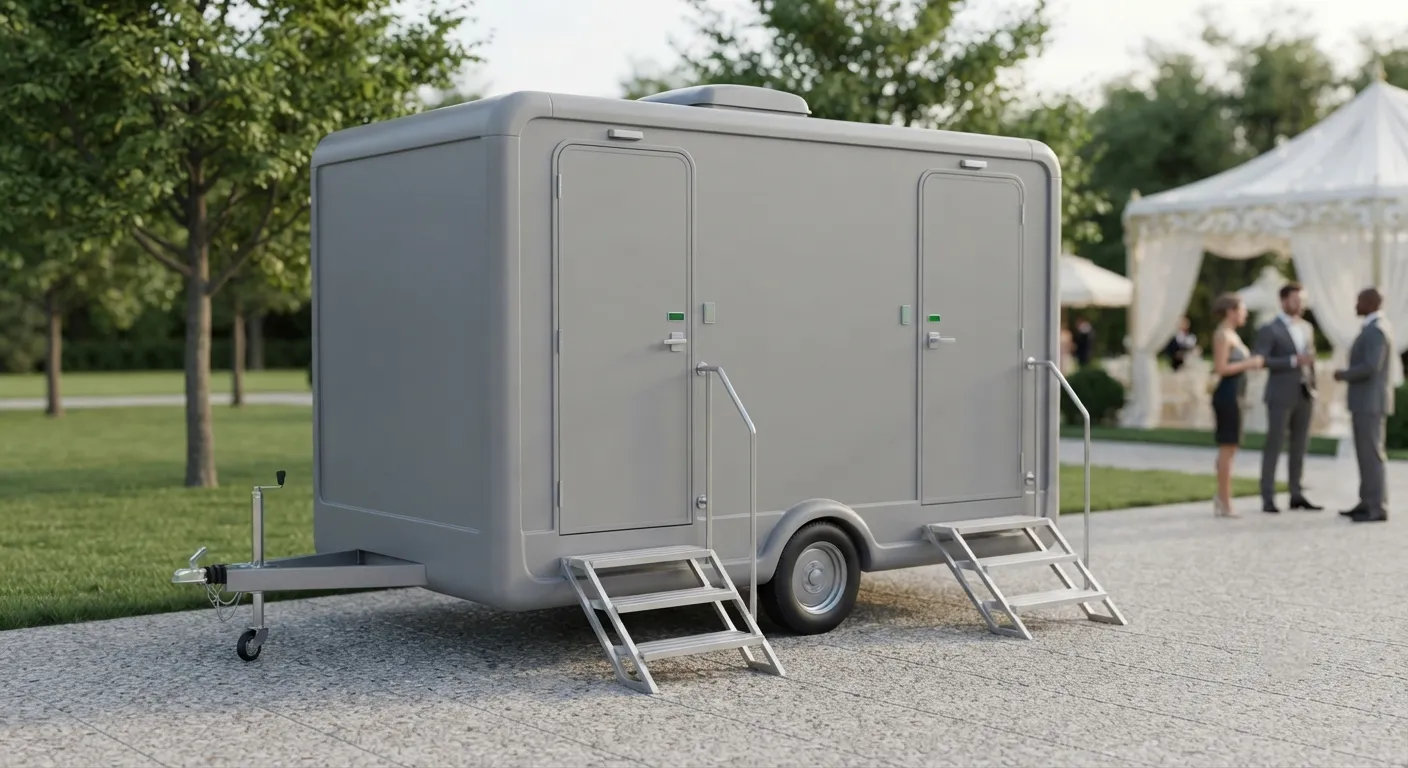 2 Stall Restroom Trailer in Dearborn, MI