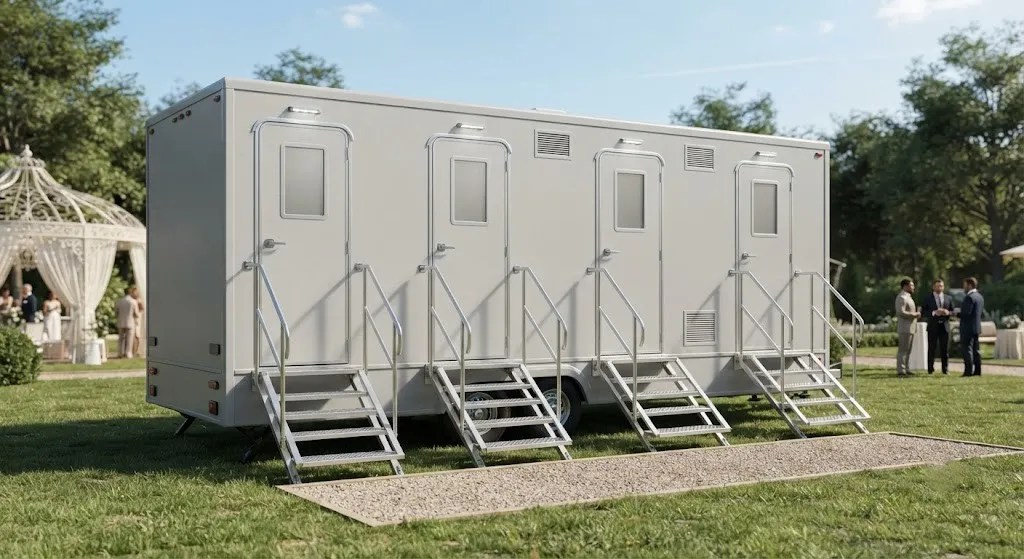 4 Stall Restroom Trailer in Dearborn, MI