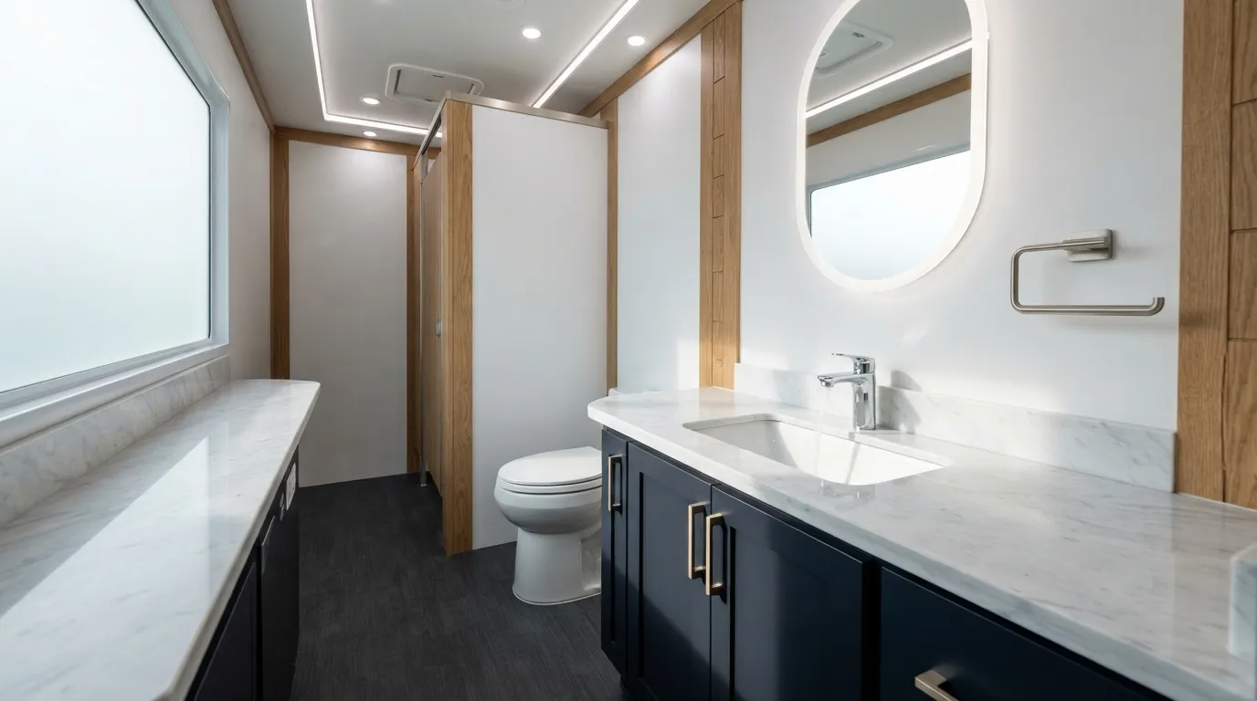 Luxury Restroom Trailer in Dearborn, MI